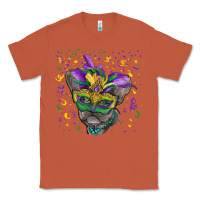 Copper mardi gras mask french bulldog Classic Tee - RanaPortraitStore