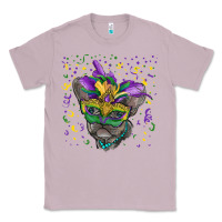 Lilac mardi gras mask french bulldog Classic Tee - RanaPortraitStore