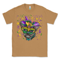 Toasted Coconut mardi gras mask french bulldog Classic Tee - RanaPortraitStore