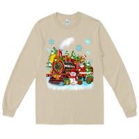 Mushroom christmas polar express santa Long Sleeve Tee - Zillion Design Studio