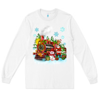White christmas polar express santa Long Sleeve Tee - Zillion Design Studio