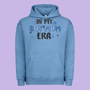 In My Boy Mom Era Urban Hoodie Designed By Maliassmallbusiness