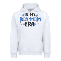 White in my boy mom era Urban Hoodie - MaliasSmallBusiness