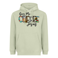 Matcha give me coffee jesus Heavyweight Hoodie - CowhideDigitalArt
