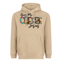 Mushroom give me coffee jesus Heavyweight Hoodie - CowhideDigitalArt