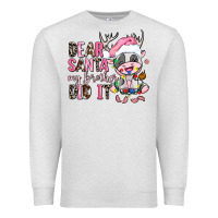 Oatmeal Heather dear santa my brother did it Premium Sweatshirt - AdoDesignShop