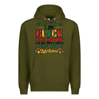 Army Green black history month malia Premium Hoodie - MaliasSmallBusiness
