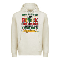 Oatmeal Heather black history month malia Premium Hoodie - MaliasSmallBusiness