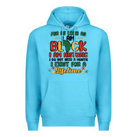 Ocean Blue black history month malia Premium Hoodie - MaliasSmallBusiness