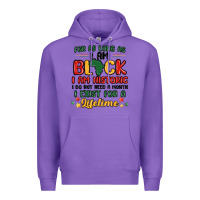 Purple black history month malia Premium Hoodie - MaliasSmallBusiness