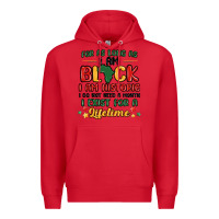 Red black history month malia Premium Hoodie - MaliasSmallBusiness