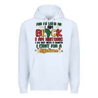 White black history month malia Premium Hoodie - MaliasSmallBusiness