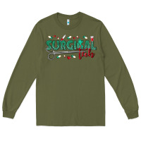 Army Green surgical tech Long Sleeve Tee - texasbilliewilder