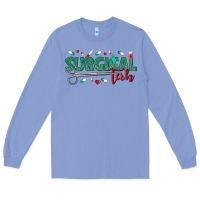 Colony Blue surgical tech Long Sleeve Tee - texasbilliewilder