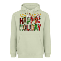 Matcha happy holiday christmas Heavyweight Hoodie - FaDigitalArtStudio