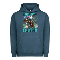 Pigment Midnight Navy howdy easter Urban Hoodie - MaliasSmallBusiness