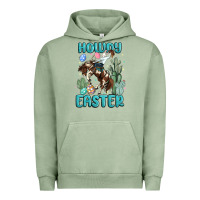 Pigment Oil Green howdy easter Urban Hoodie - MaliasSmallBusiness