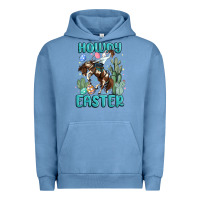 Pigment Pebble Blue howdy easter Urban Hoodie - MaliasSmallBusiness