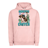 Pigment Salmon howdy easter Urban Hoodie - MaliasSmallBusiness