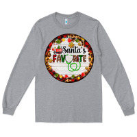 Heather Grey santa's favorite custom medical occupation Long Sleeve Tee - AdoDesignShop