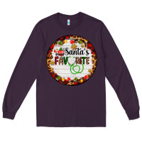 Plum santa's favorite custom medical occupation Long Sleeve Tee - AdoDesignShop