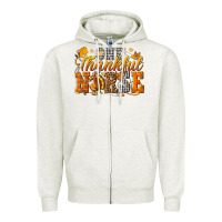 Oatmeal Heather one thankful nurse Zipper Hoodie - texasbilliewilder