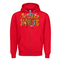 Red one thankful nurse Zipper Hoodie - texasbilliewilder