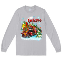 Moon Dust christmas polar express believe Long Sleeve Tee - Zillion Design Studio