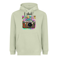 Matcha i shoot people tie dye gemstone vintage camera Heavyweight Hoodie - FaDigitalArtStudio