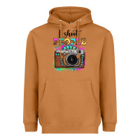 Meerkat i shoot people tie dye gemstone vintage camera Heavyweight Hoodie - FaDigitalArtStudio