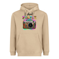 Mushroom i shoot people tie dye gemstone vintage camera Heavyweight Hoodie - FaDigitalArtStudio