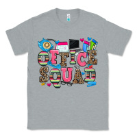 Heather Grey office squad Classic Tee - Zillion Design Studio