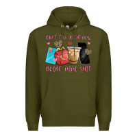 Army Green can't talk right now doing mimi shit Premium Hoodie - MaliasSmallBusiness