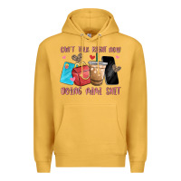 Mustard can't talk right now doing mimi shit Premium Hoodie - MaliasSmallBusiness
