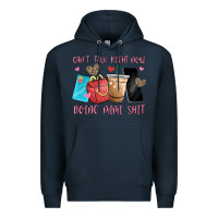 Navy can't talk right now doing mimi shit Premium Hoodie - MaliasSmallBusiness