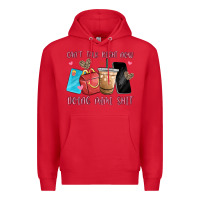 Red can't talk right now doing mimi shit Premium Hoodie - MaliasSmallBusiness