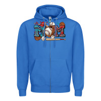 True Royal mom baseball Zipper Hoodie - Zillion Design Studio