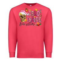 Cardinal dead inside but festive Premium Sweatshirt - AdoDesignShop