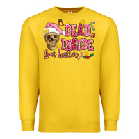Lemon dead inside but festive Premium Sweatshirt - AdoDesignShop