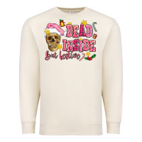 Sandshell dead inside but festive Premium Sweatshirt - AdoDesignShop