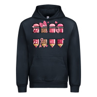 Navy custom name valentine's day school pencils Urban Hoodie - MaliasSmallBusiness