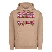 Custom Name Valentine's Day School Pencils Urban Hoodie | Teevron