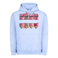 Pigment Grape Ice custom name valentine's day school pencils Urban Hoodie - MaliasSmallBusiness