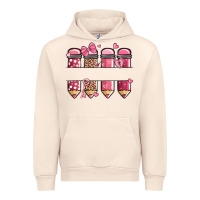Sandshell custom name valentine's day school pencils Urban Hoodie - MaliasSmallBusiness