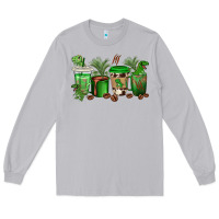 Moon Dust t  rex coffee cups Long Sleeve Tee - texasbilliewilder