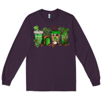 Plum t  rex coffee cups Long Sleeve Tee - texasbilliewilder