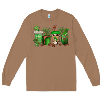 Toasted Coconut t  rex coffee cups Long Sleeve Tee - texasbilliewilder