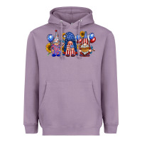 Lavender america gnomes Heavyweight Hoodie - RacoonDesign