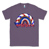 Lavender America rainbow Classic Tee - texasbilliewilder
