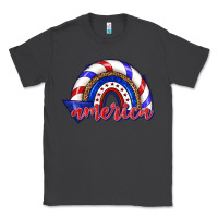 Smoke America rainbow Classic Tee - texasbilliewilder